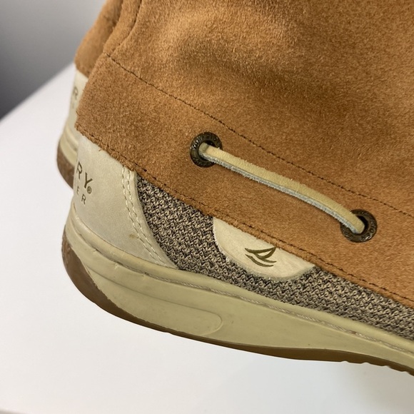 Sperry Top Siders LadyFish Fold Down Lace Up Boots Size 8 - Picture 15 of 16